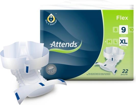 Produktbild Attends Flex 9 (22 x, XL)