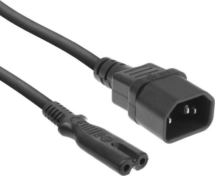 Image du produit Powercord C14 - C7 black 0.2 m (0.20 m)