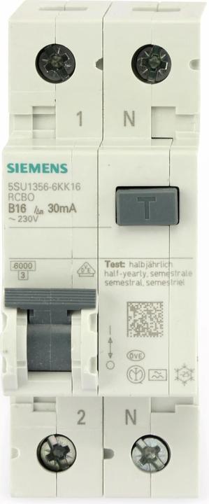 Immagine prodotto Siemens Interruttore di circuito di guasto a terra 1 polo 16 A