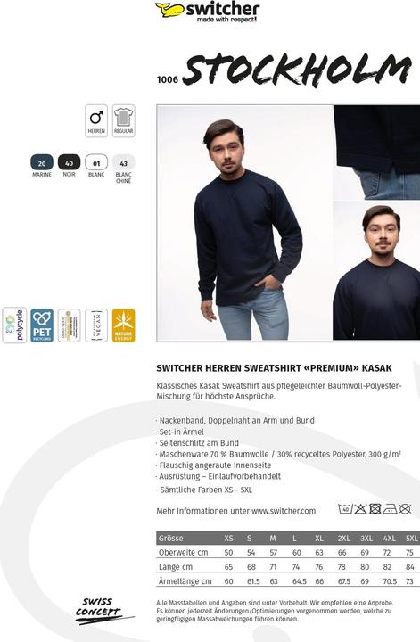 Immagine prodotto Switcher Stoccolma (XXL)