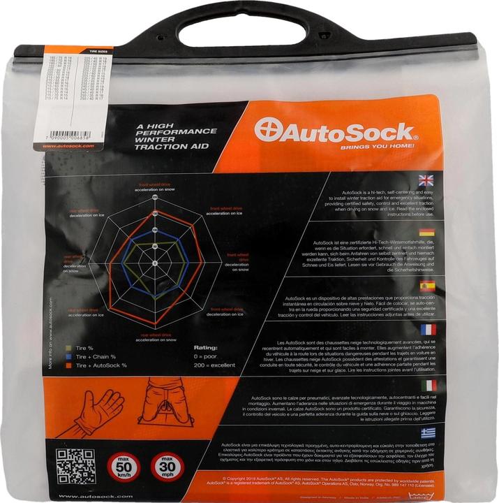 Image du produit Autosock Aide à la conduite en cas d'urgence hivernale
