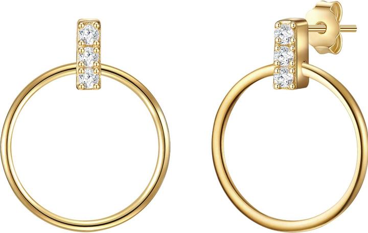 Glanzstücke München Damen Sterling Silber Zirkonia gelbgold - 23668 (Sterling Silber)