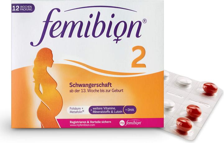Produktbild Femibion Schwangerschaft Tabletten und Kapseln (84 Stück, Tabletten)