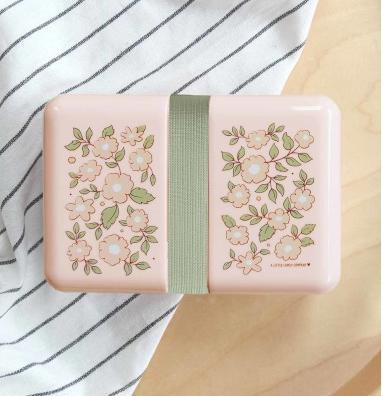 Actual product image A Little Lovely Company Lunchbox Blossom-pink SBBLPI50 pink 18x6x12cm