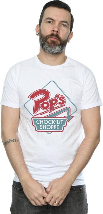 Actual product image Riverdale Mens Pops Retro Shoppe T-Shirt (3XL)