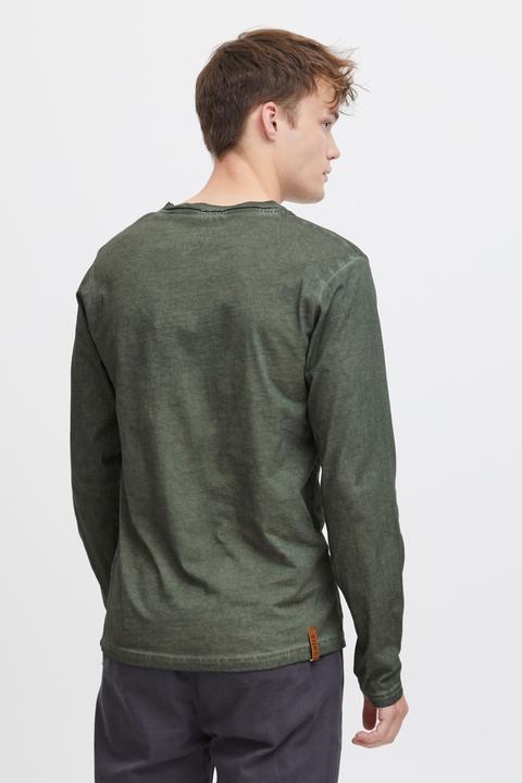 Actual product image Solid Tinox Men's Longsleeve With V-Neck Made Of 100% Cotton (L)