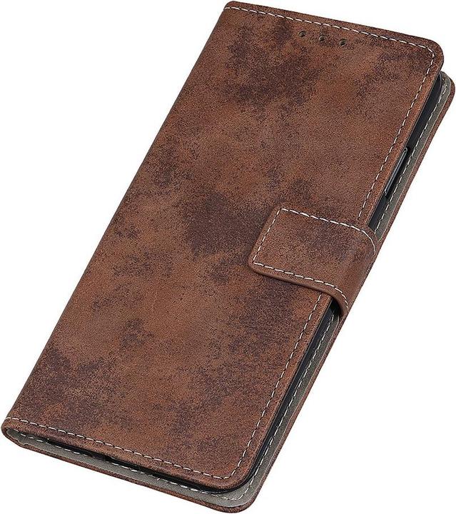 Actual product image Cover-Discount Nokia 5.3 - Vintage Case Suede Optics brown (Nokia 5.3)