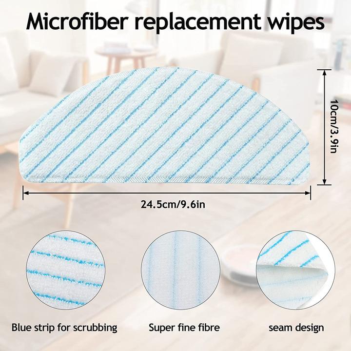 Produktbild Chuancheng 50 Stueck Wischtuch-Zubehoer für Ecovacs Deebot Ozmo N8 Pro