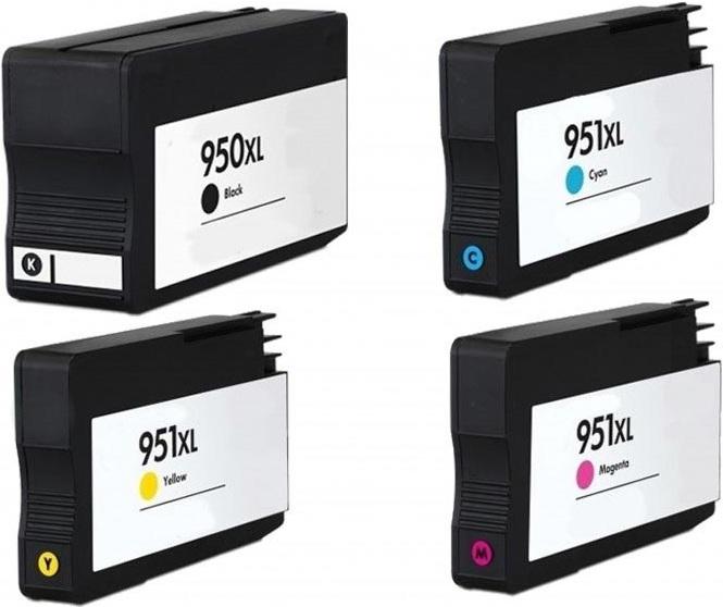 Produktbild Hermex Kompatible Tintenpatrone XL für HP OfficeJet Pro 8620 e-All-in-One (M, Y, C, BK)