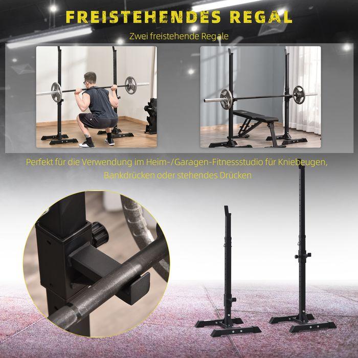 Image du produit Swisshandel24 Hantelständer Langhantelablage Hantelablage Langhantel Kraftt Rack Fitness 150kg