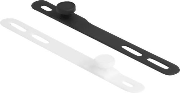 Produktbild Delock Kabelbinder Schwarz/Weiss 118 mm x 12 mm 10 Stück (Kunststoffkabelbinder, 118.12 mm, 10 Stk.)