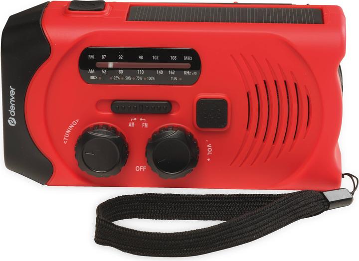 Immagine prodotto Denver Radio SCR-2000 Radio a manovella solare (AM, FM)