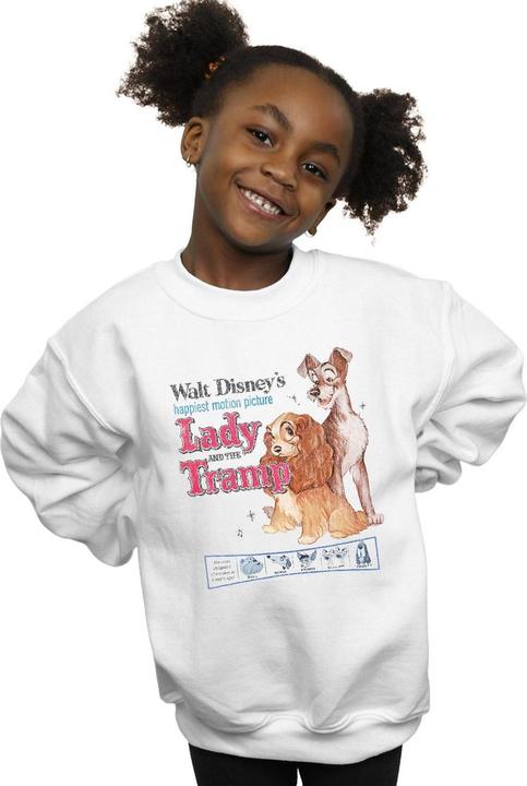Image du produit Disney - Sweat LADY AND THE TRAMP DISTRESSED CLASSIC POSTER - Fille (152, 158)