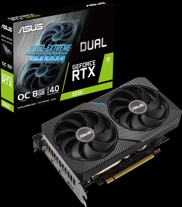 ASUS Dual GeForce RTX 3050 OC Edition (8 GB)