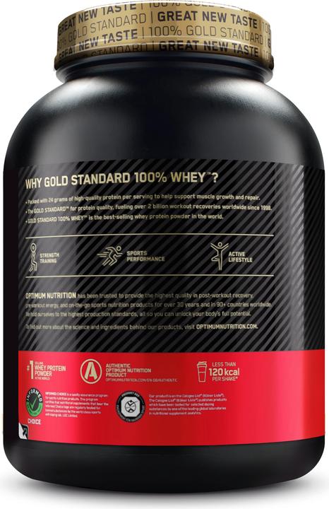 Image du produit Optimum Nutrition 100% Whey Gold Standard (Double Rich Chocolate, 1 pcs, 2273 g)