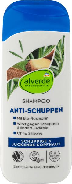 dm alverde Anti-Schuppen Bio-Paranuss Bio-Rosmarin (200 ml, Shampoing liquide)