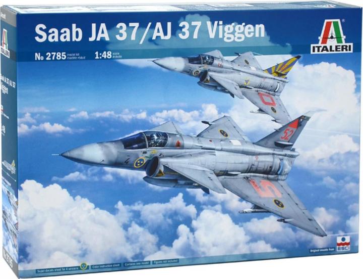 Actual product image Italeri SAAB JA 37 Jaktviggen