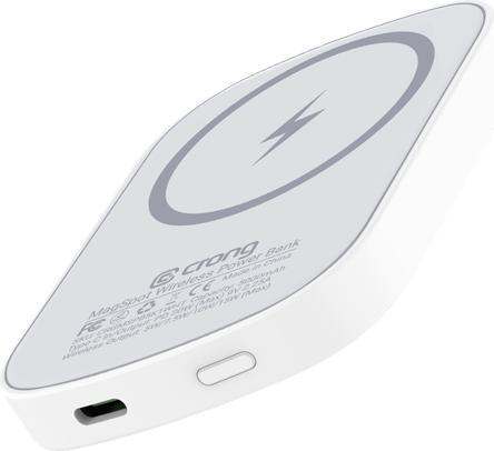 Actual product image Crong Power bank with MagSafe, USB-C PD (5000 mAh)