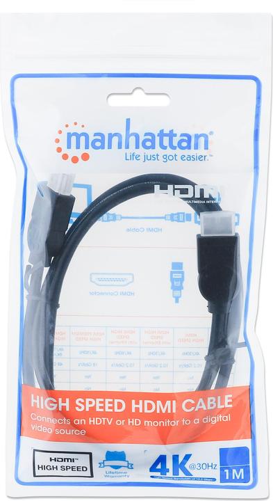 Actual product image Manhattan HDMI (Typ A) — HDMI (Typ A) (1 m, HDMI)