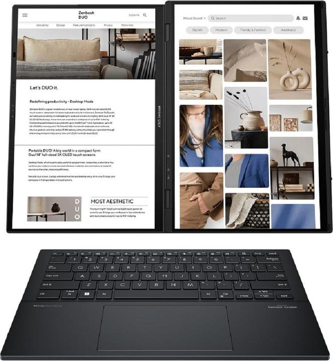 Productafbeelding ASUS Zenbook Duo (14", Intel Core Ultra 5 125H, 16 GB, 512 GB, NL)