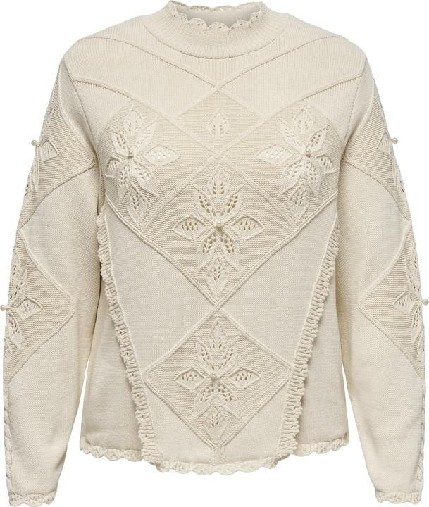 Only Knit Fit Hoch geschlossen Curve Pullover Strickpullover