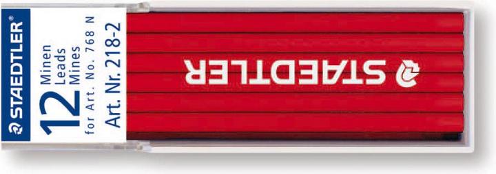 Actual product image Staedtler Lumocolor omnichrome 218 non-permanent refill (Red, 3 mm, 12 x)
