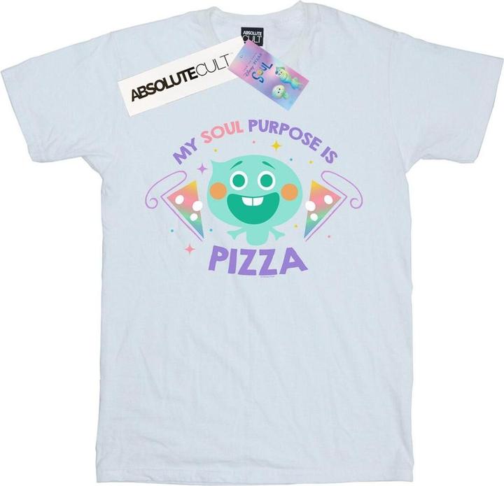Immagine prodotto Disney Soul 22 Soul Purpose Is Pizza Maglietta Ampia Donna (4XL)
