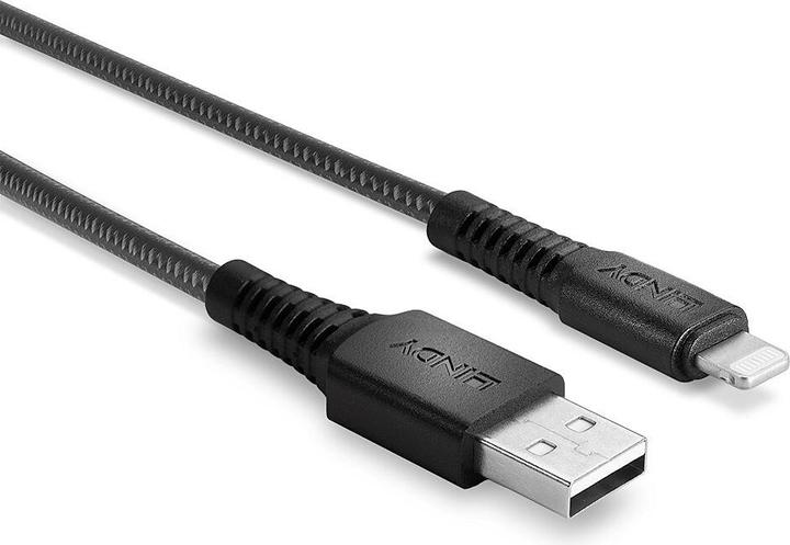Actual product image Lindy Lightning charging cable (2 m, USB 2.0)