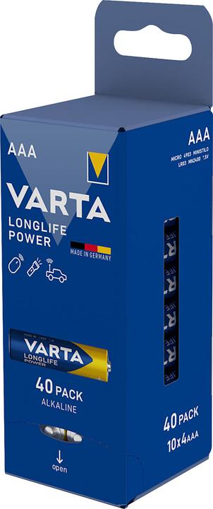 Varta Longlife Power (40 Stk., AAA, 1260 mAh)
