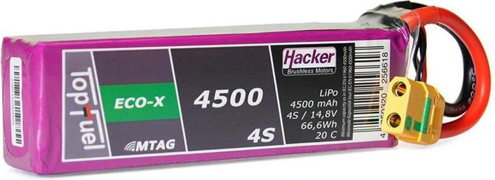 Produktbild Hacker LiPo Pack TF ECO-X 4500mAh 4S MTAG (14.80 V, 4500 mAh)