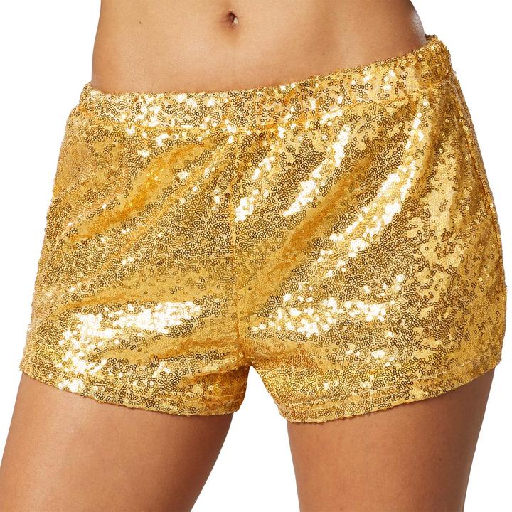 Produktbild tectake Pailletten-Shorts (XL)