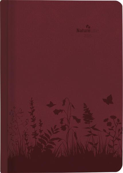 Produktbild Alpha Edition Buchkalender Nature Line Flower 2025 Taschenkalender, 15x21cm, Kalender mit 416 (A5, Deutsch)