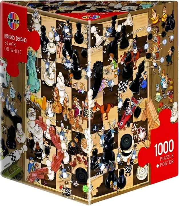 Actual product image Heye Black or White (1000 pieces)