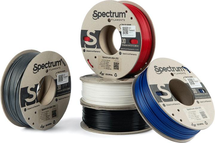 Actual product image Filament ASA 5 Pack 1.75mm (ASA, 1.75 mm, 1250 g, White)