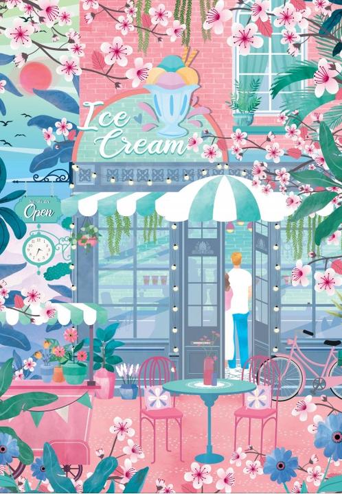 Actual product image Pieces & Peace Puzzle 1000 pieces Ice Cream Shop (1000 pieces)