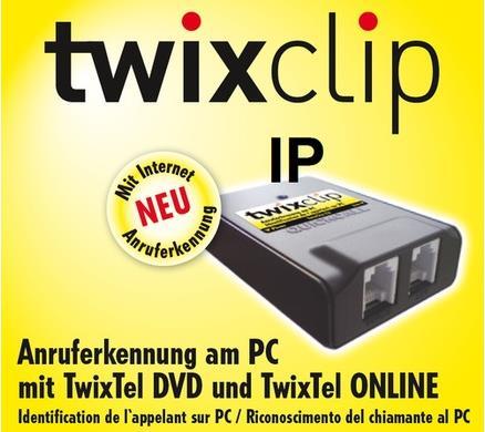 Produktbild Twix TwixClip IP, Direkte Anruferkennung am PC (unbegrenzt)