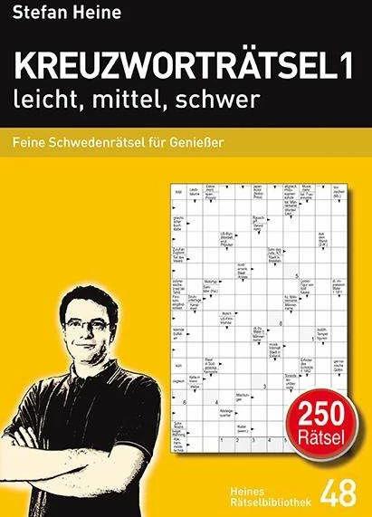 Produktbild Kreuzworträtsel 1 leicht, mittel, schwer (Deutsch, Stefan Heine, 2018)