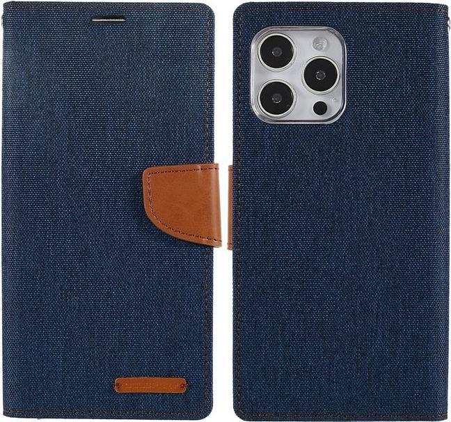 Actual product image Goospery Canvas Diary Series (Apple iPhone 14 Pro)
