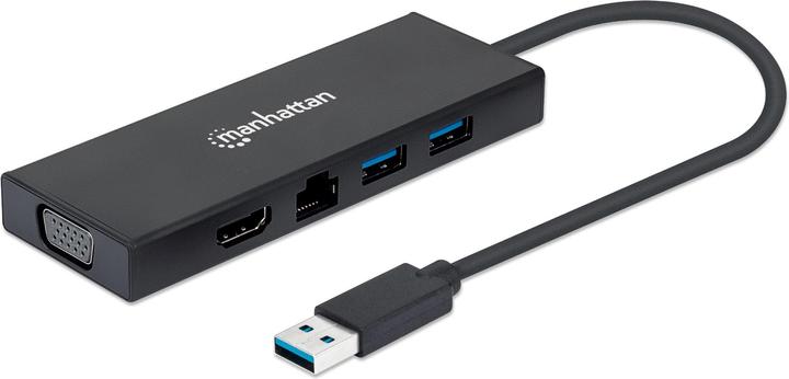 Actual product image Manhattan USB 3.0 auf VGA/HDMI (USB-A, 5 Ports)