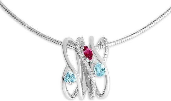 Produktbild Breuning ANHÄNGER - ED.TOP.HELL/E.ROSA TURMALIN/Brill. 0,193 Ct. H/si (585, - Gold)