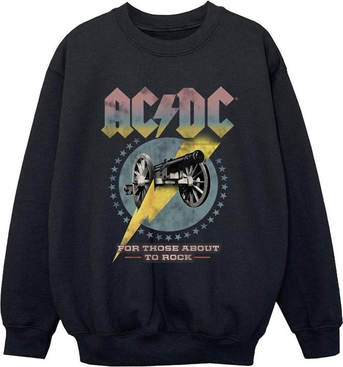 Produktbild AC/DC For Those About To Rock Sweatshirt Jungen (128)