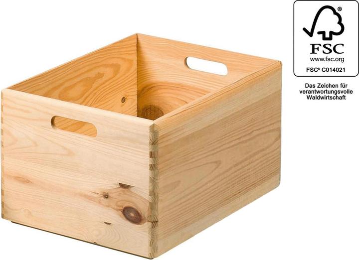 Actual product image Kesper Wooden box (40 x 30 x 23 cm, 29 l)