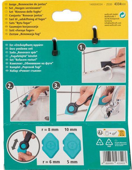 Produktbild wolfcraft wolfcraft 1 Fugen-Reparatur-Set 4-tlg. (15 cm)