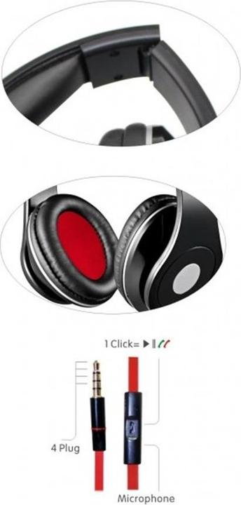 Image du produit Rebeltec wired headphones AUDIOFEEL2 white (pas de réduction du bruit, Sans fil)