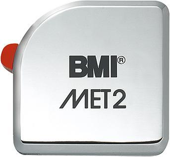Produktbild Magni BMI 490341210 Taschenbandmass MET, Länge 3 m, weisslackiertes Band,ohne Clip (mm)