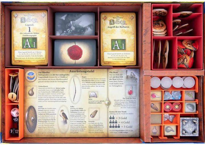 Produktbild Feldherr Organizer Insert für Die Legenden von Andor - Big Box (Kunststoff)