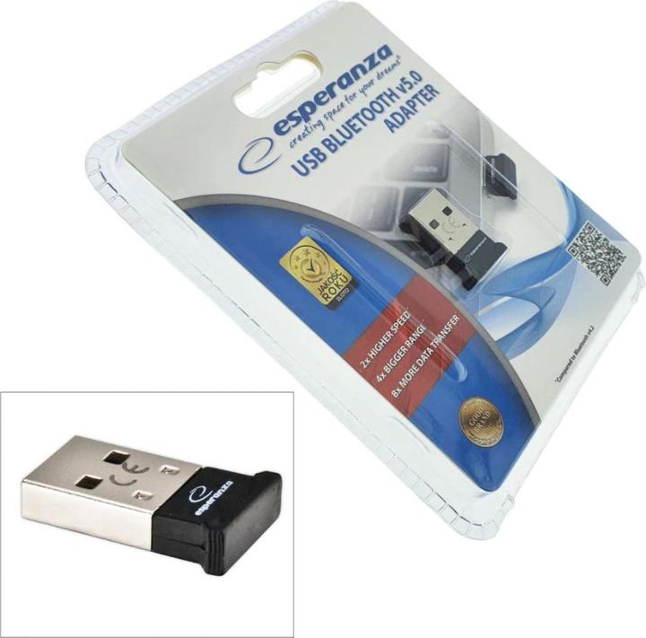 Produktbild Esperanza Adapter bluetooth EA160 USB 5.0 (Empfänger)