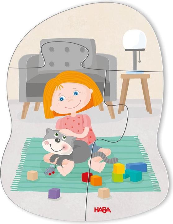 Actual product image Haba 6 first puzzles pets (18 pieces)