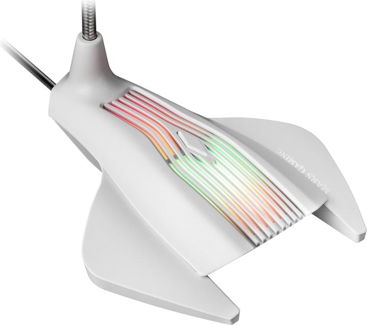 Image du produit Mars Gaming Microphone Sur Pied Mmic RGB (Blanc)