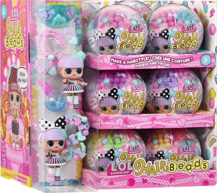 Actual product image MGA L.O.L. Surprise Hair Beads Tots Asst in PDQ